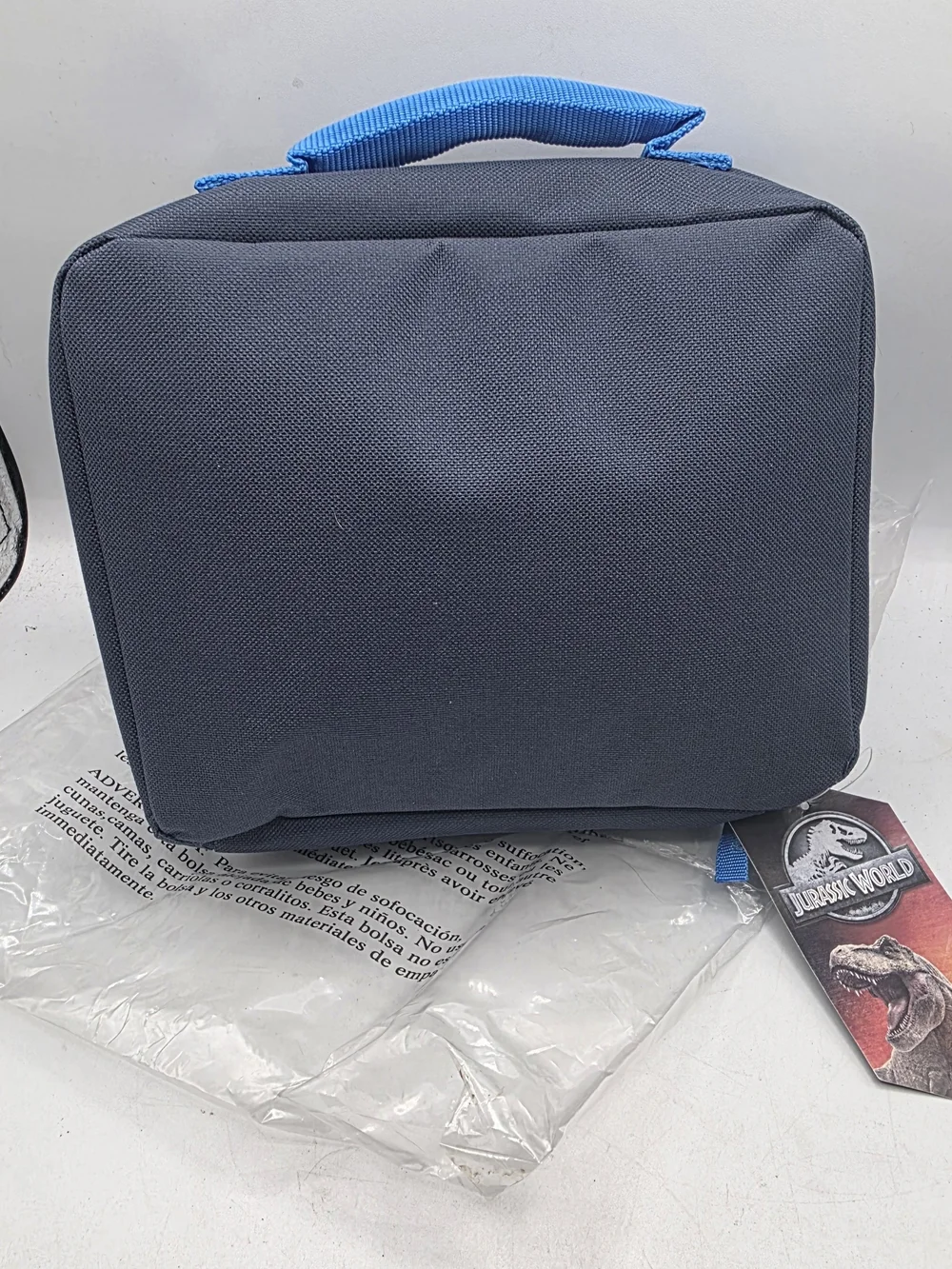 Jurassic World Lunch Bag Insulated T-Rex Dinosaur Zipper Around